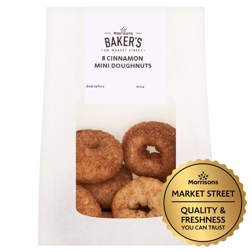 Morrisons 8 Cinnamon Mini Doughnuts