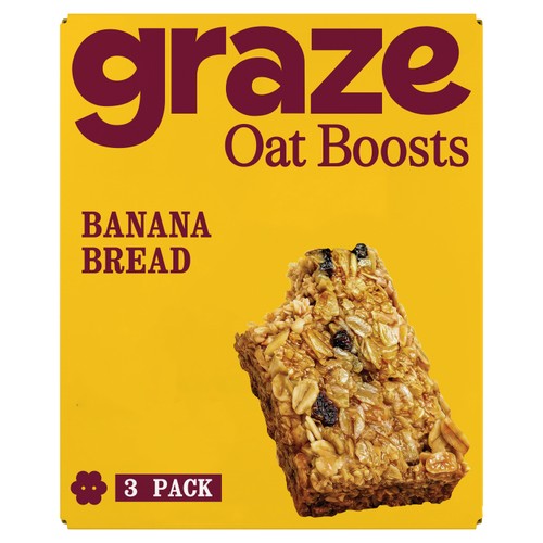 Graze Banana Bread Oat Boosts 3 x 40g