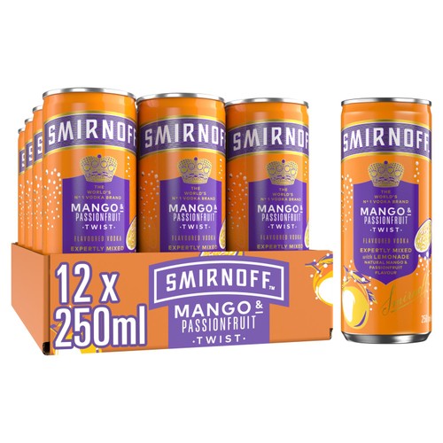 Smirnoff Mango & Passion Fruit Twist With Lemonade