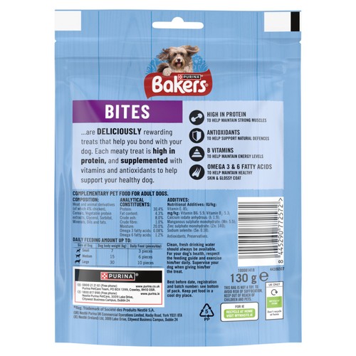Bakers Bites Chicken Dog Treats