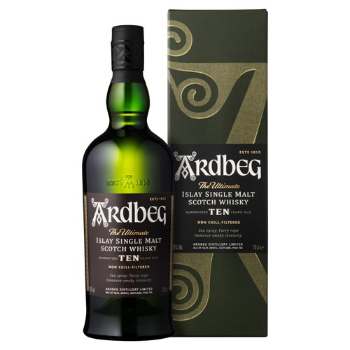 Ardbeg 10 Year Old Single Malt Scotch Whisky 