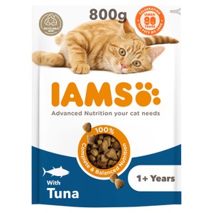Iams Dry Cat With Tuna 1+ Years