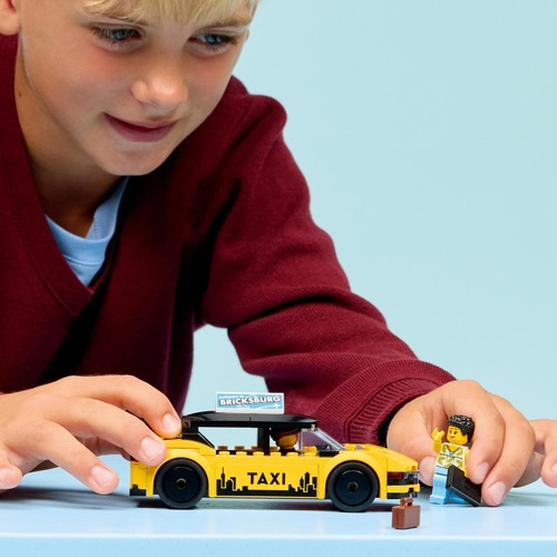 Lego City Great Vehicles Yellow Taxi 60487