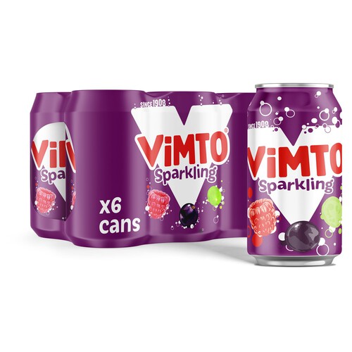 Vimto Fizzy Cans