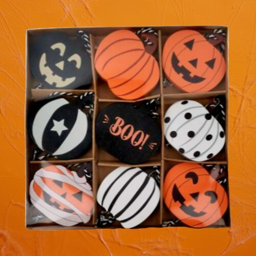 Morrisons Halloween Wooden Decorations 