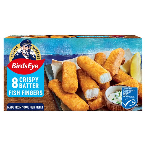 Birds Eye 8 Battered Fish Fingers