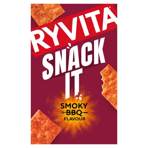 Ryvita Snack It Thins Smoky BBQ Flavour 