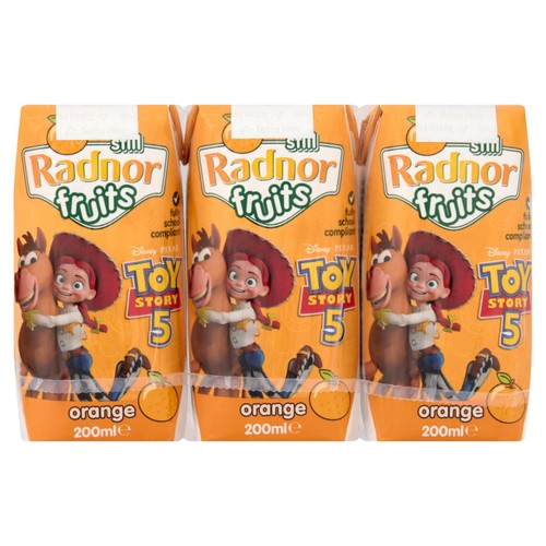 Radnor Fruits Toy Story Orange 3 x 200ml