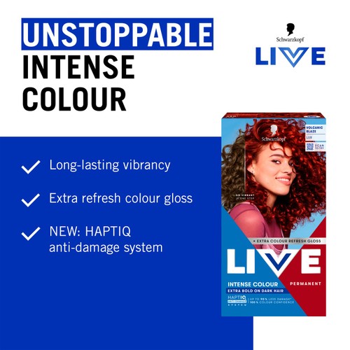 LIVE Intense Colour Permanent Hair Dye L68 Volcanic Blaze
