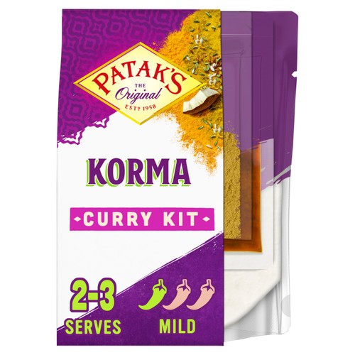 Patak's Korma Indian Curry Sauce Meal Kit 270g