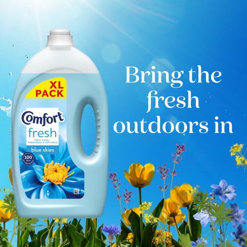 Comfort Fresh Fabric Conditioner Blue Skies 80 Washes
