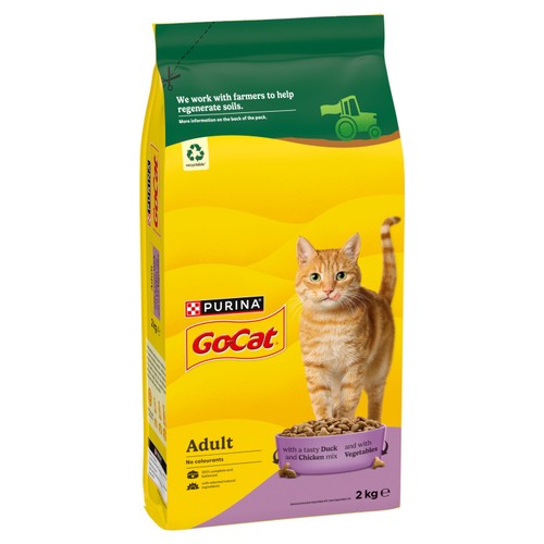Go-Cat Adult Dry Cat Food Chicken & Duck