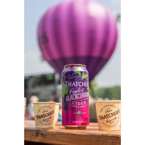 Thatchers Apple & Blackcurrant Cider 4x440ml