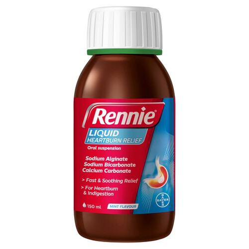 Rennie Liquid Heartburn & Indigestion Relief Peppermint