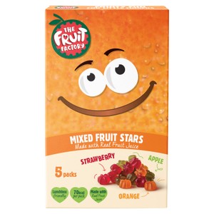Fruit Factory Fruit Hearts Strawberry 5X20g