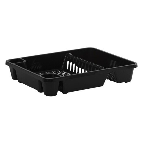 Morrisons Rectangular Dish Drainer Black