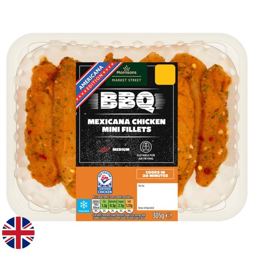 Morrisons British Mexicana Chicken Mini FIllets 305g
