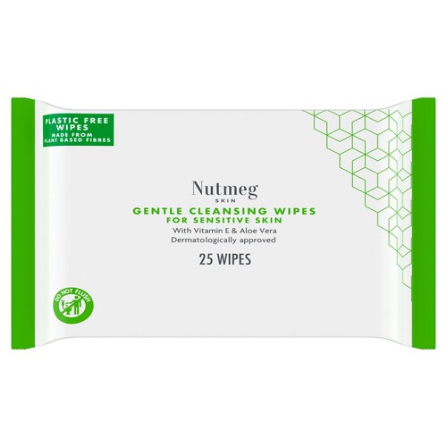 Nutmeg Gentle Cleansing Wipes For Sensitive Skin