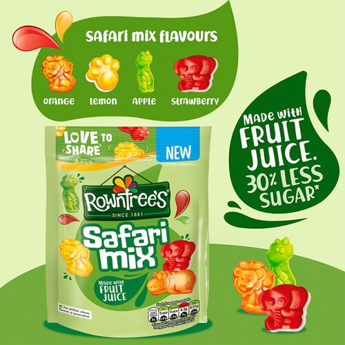 Rowntree's Safari Mix Sweets Sharing Bag 