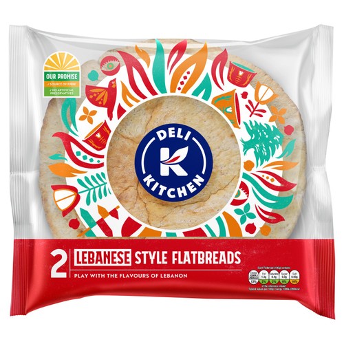 Deli Kitchen Lebanese Style Flatbreads