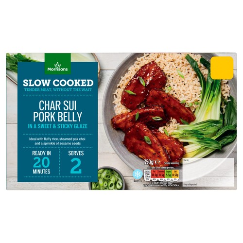 Morrisons Slow Cooked Char Sui Pork Belly in a Sweet Sticky Glaze