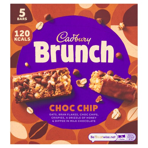 Cadbury Brunch Chocolate Chip Cereal Bars 