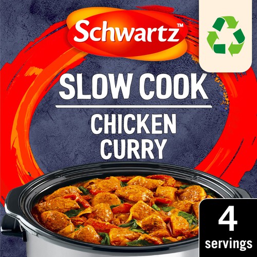 Schwartz Slow Cookers Chicken Curry Recipe Mix