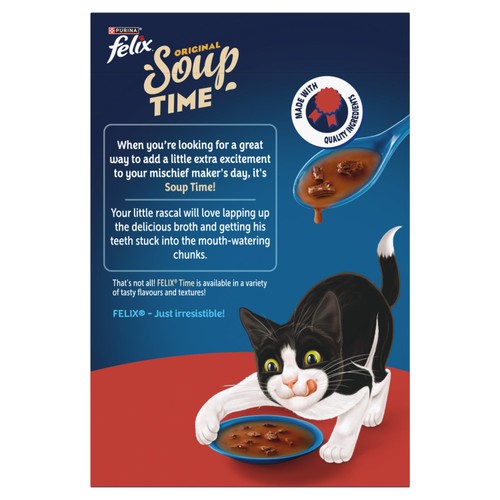 Felix Soup Farm Selection Wet Cat Food