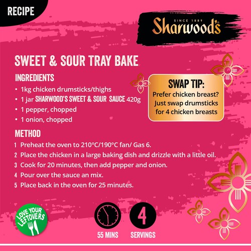 Sharwood's Sweet & Sour Chinese Cooking Sauce