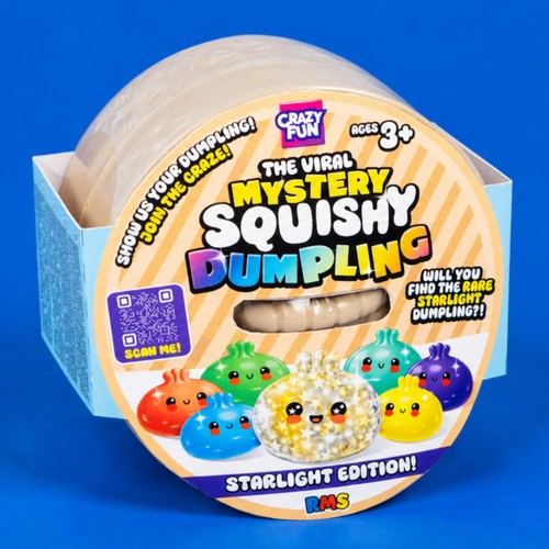Crazy Fun Shimmering Starlight Edition Squishy Dumpling Toy