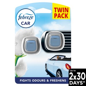 Febreze Twin Car Clip Cotton Fresh Air Freshener