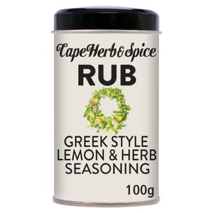 Cape Herb & Spice Rub Greek Style Lemon & Herb Seasoning