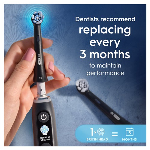 Oral-B IO Ultimate Clean Black Electric Toothbrush Heads Oral-B IO Ultimate Clean Black Electric Toothbrush Heads