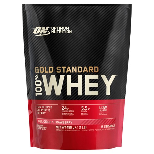 Optimum Nutrition Gold Standard Whey Delicious Strawberry 450G