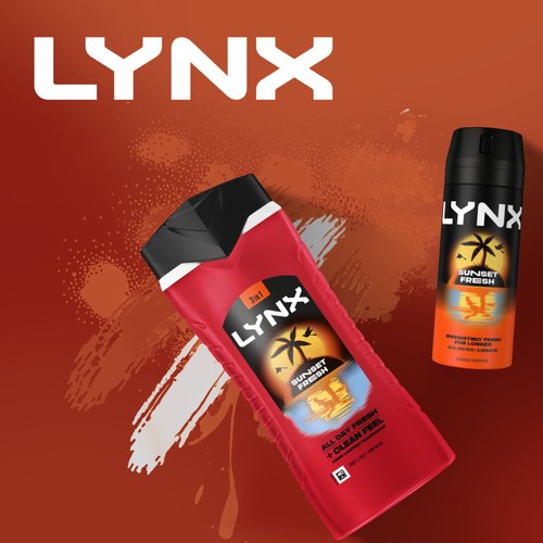 Lynx Bodywash Sunset Fresh   500ml