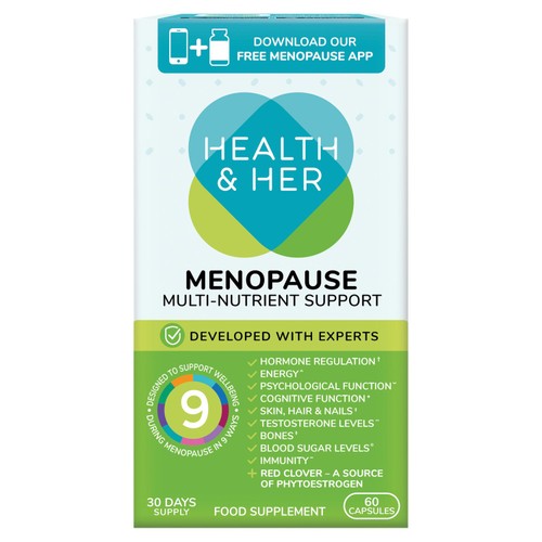 Health & Her menopause multi nutrient support