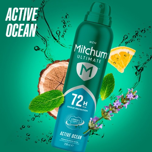 Mitchum Ultimate 72h Active Ocean Anti Perspirant & Deodorant
