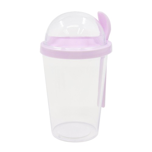 Morrisons Home Yogurt Pot with Spoon Lilac