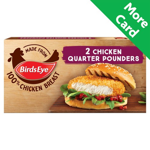 Birds Eye 2 Chicken Quarter Pounders