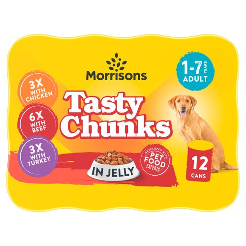 Morrisons Dog Food Meat Chunks In Jelly