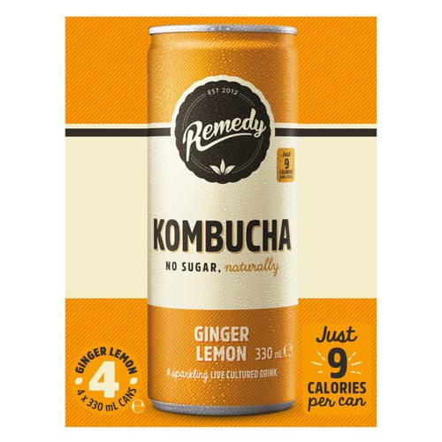 Remedy ginger lemon kombucha