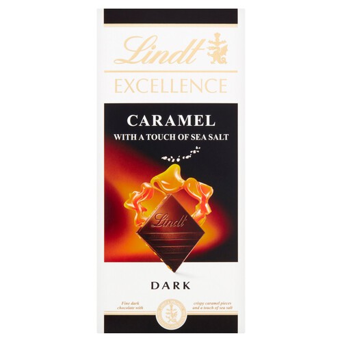 Lindt Excellence Dark Caramel & Sea Salt