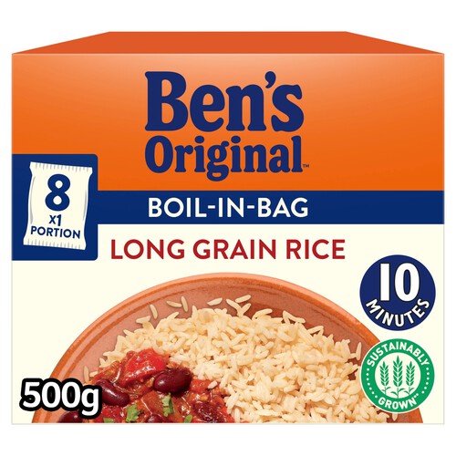 Ben's Original Boil-In-Bag Long Grain Rice 8 Bags