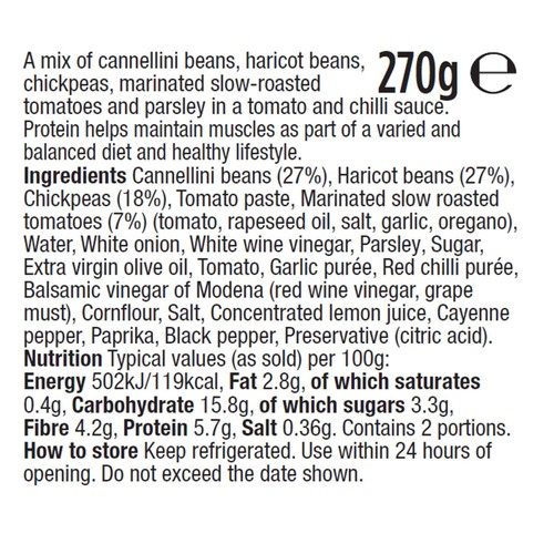 Morrisons Tuscan Tomato Bean Booster 270g