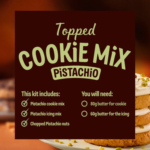 Dr. Oetker Pistachio Cookie Mix 325G