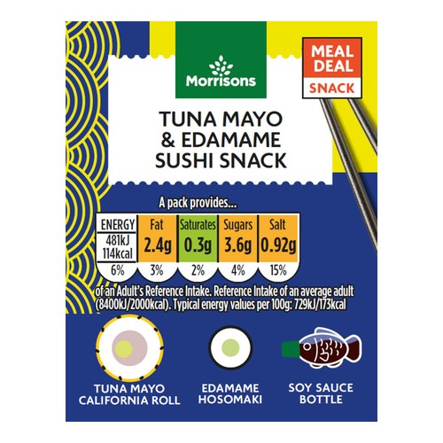 Morrisons Tuna Mayo & Edamame Sushi Snack