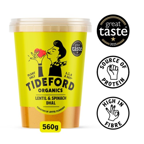 Tideford Organics Lentil & Spinach Dhal Soup 560g