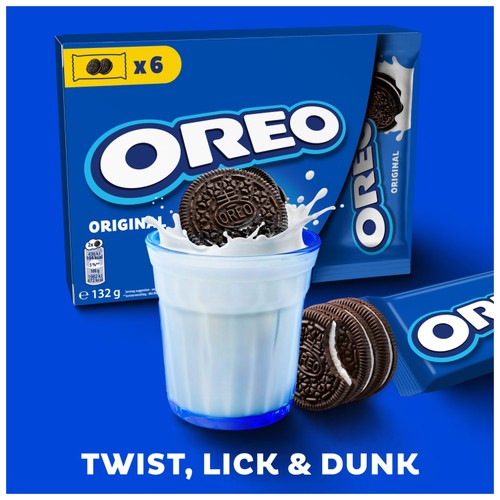 OREO Lunchbox Vanilla Cookies 6 Pack Multipack 