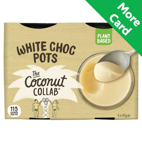 The Coconut Collaborative White Chocolate Pots 