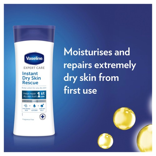 Vaseline Instant Dry Skin Rescue Body Lotion 400ml